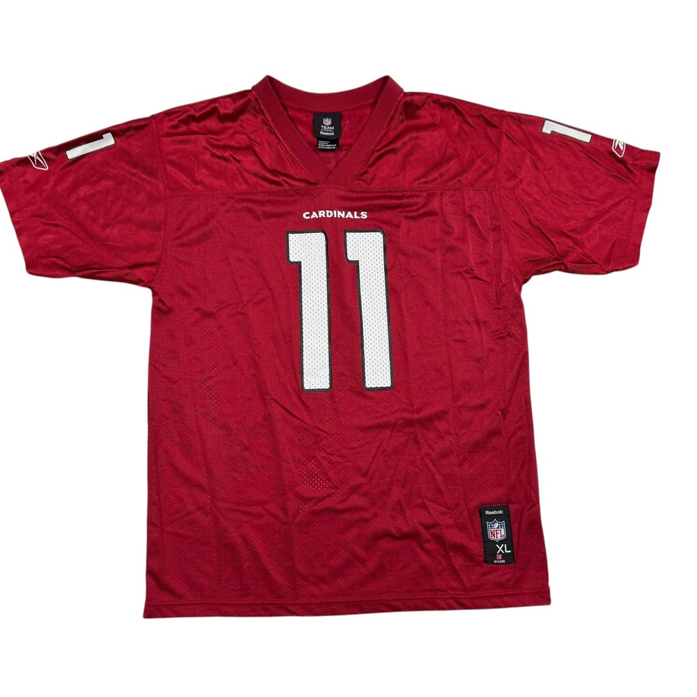 Reebok Arizona Cardinals Larry Fitzgerald Jersey Youth XL Red NFL Football NWT